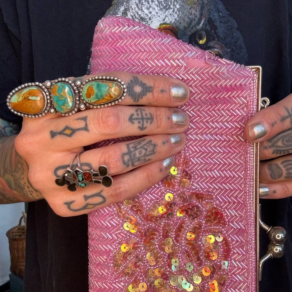 Beaded evening clutch - Picture 9 of 12